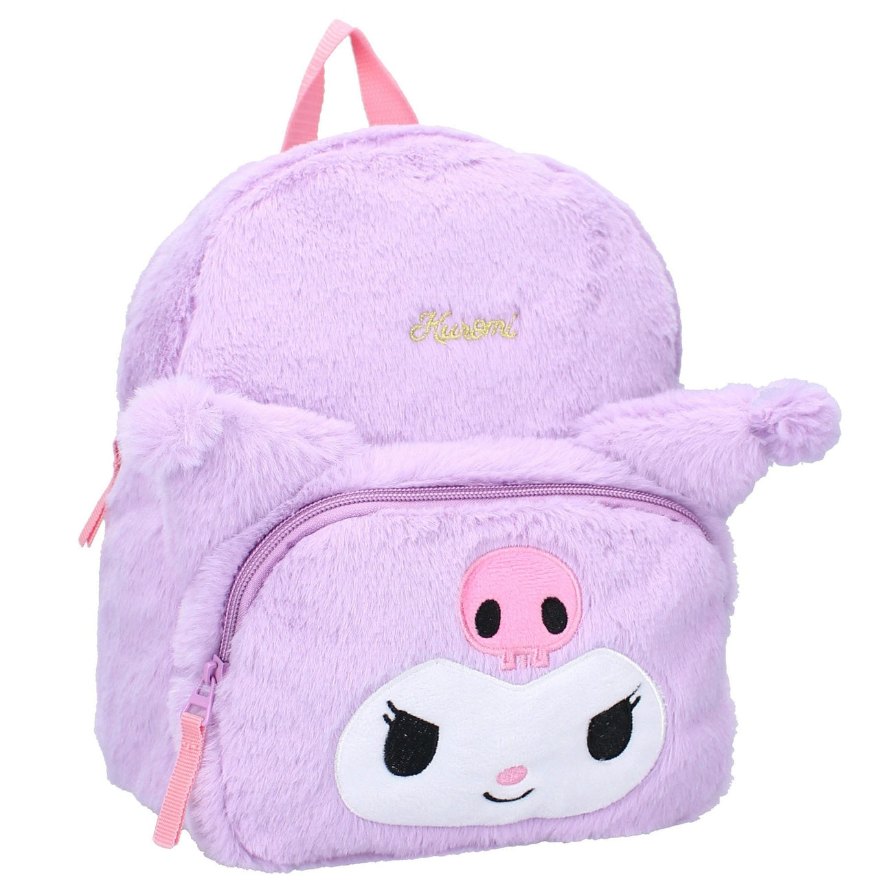 Produktbild Sanrio Ryggsäck Kuromi Fluffy Festival Lila 26 cm