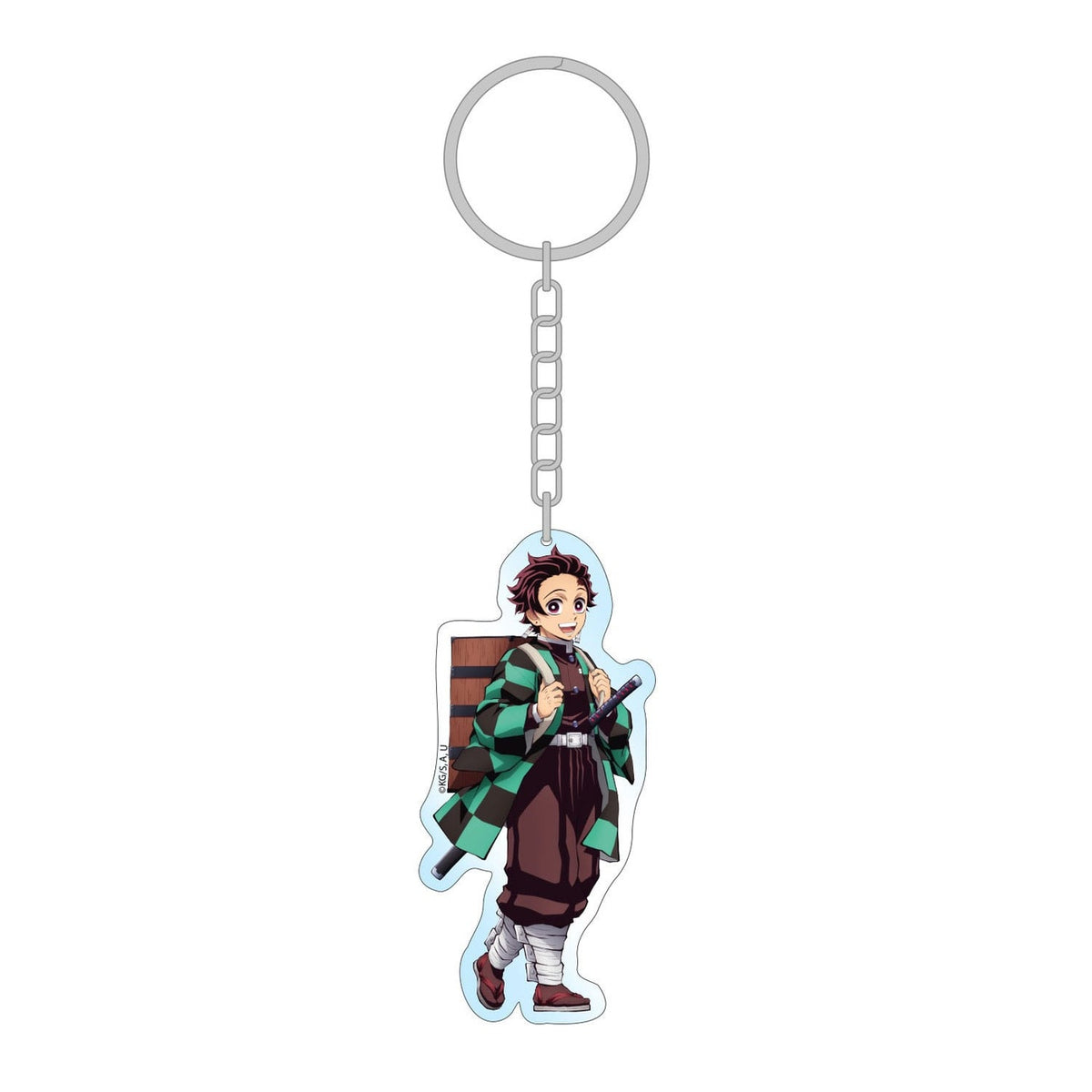 Produktbild Demon Slayer: Kimetsu no Yaiba Akrylnyckelring Tanjiro Holographic 8 cm