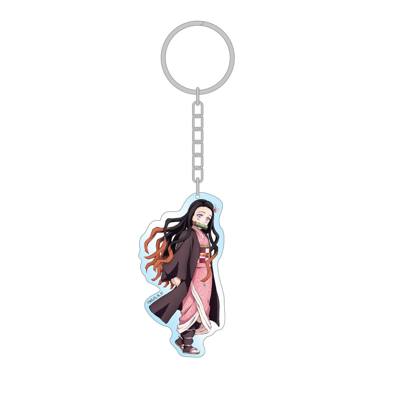 Produktbild Demon Slayer: Kimetsu no Yaiba Akrylnyckelring Nezuko Holographic 7 cm