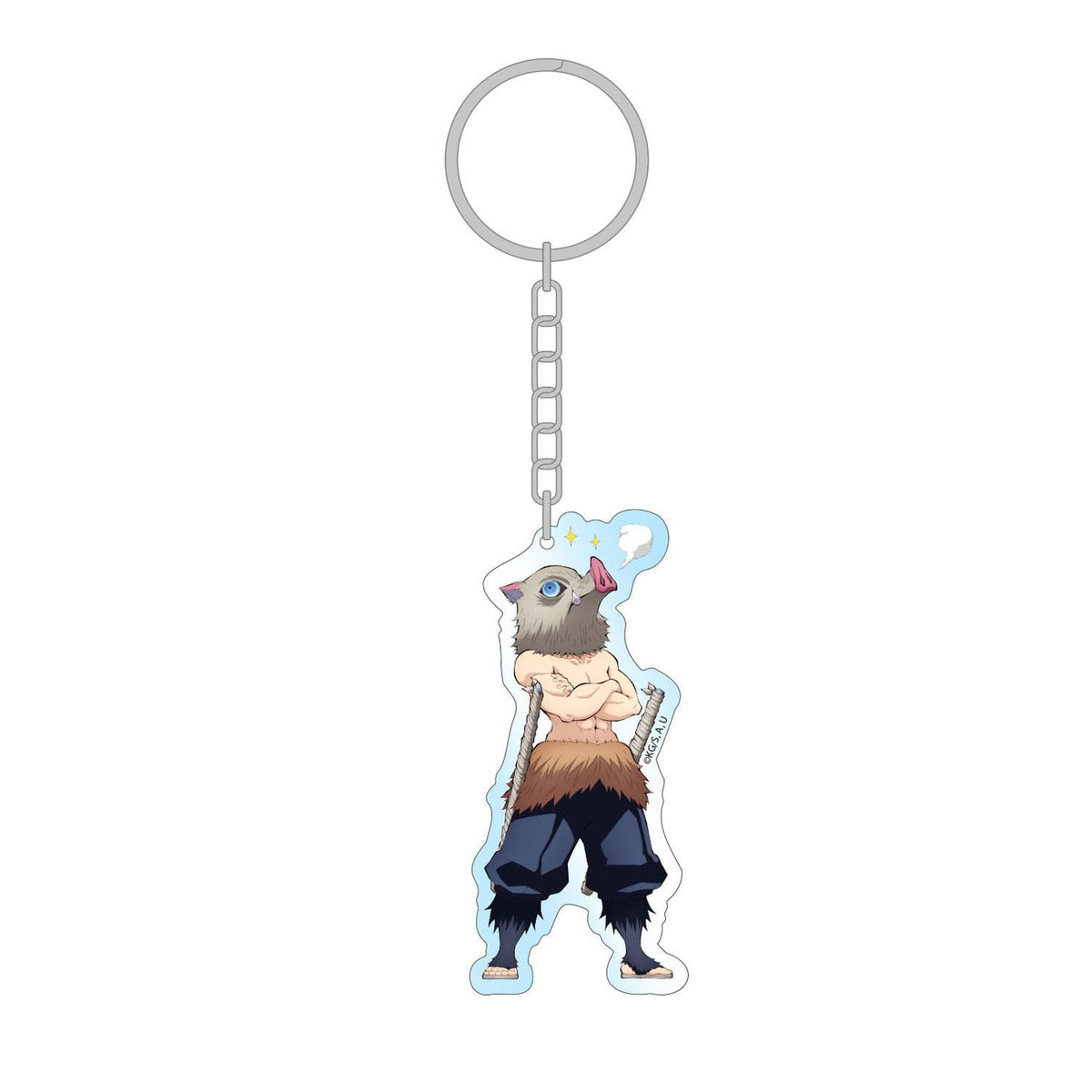 Product image Demon Slayer: Kimetsu no Yaiba Acrylic Keychain Inosuke Holographic 8 cm