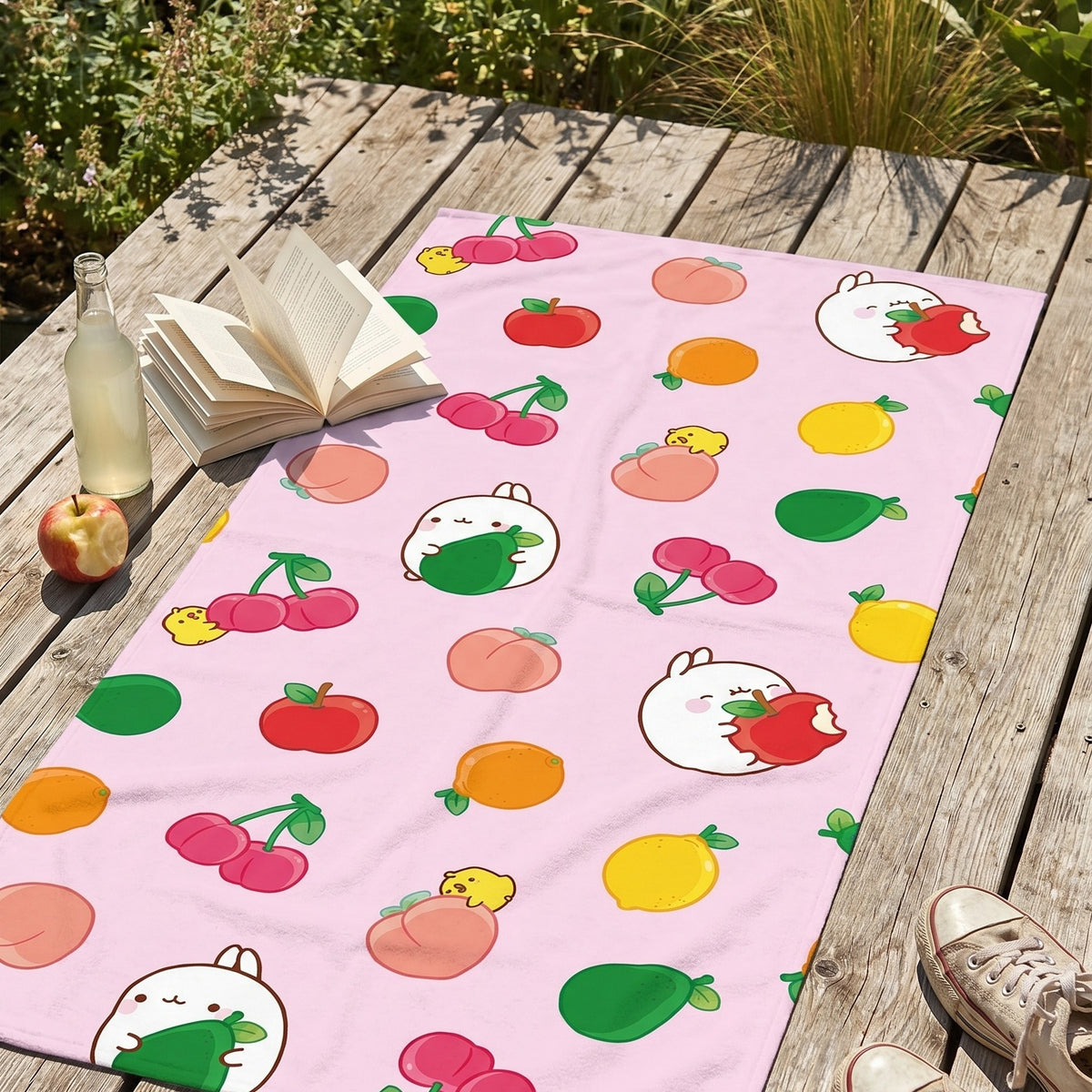 Produktbild Molang Handduk Fruits 150 x 75 cm