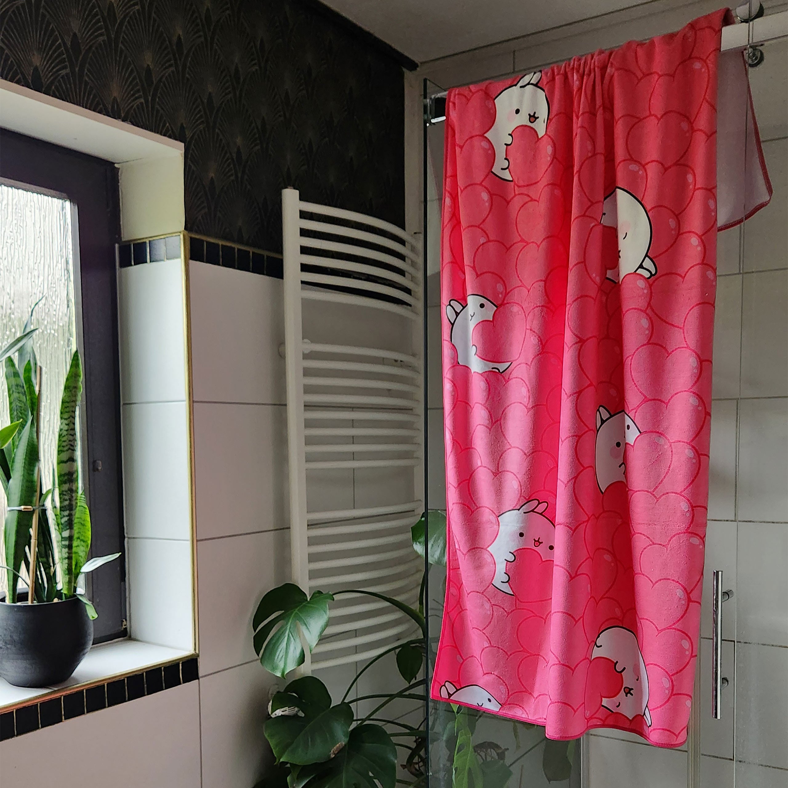 Product image Molang Towel Hearts 150 x 75 cm