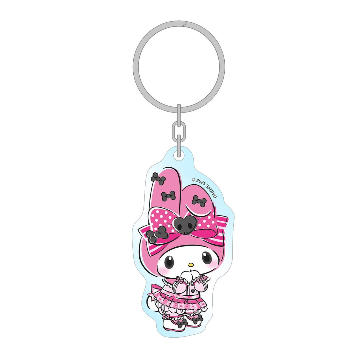Produktbild Sanrio Pink Black Party Series akrylnyckelring My Melody 7 cm
