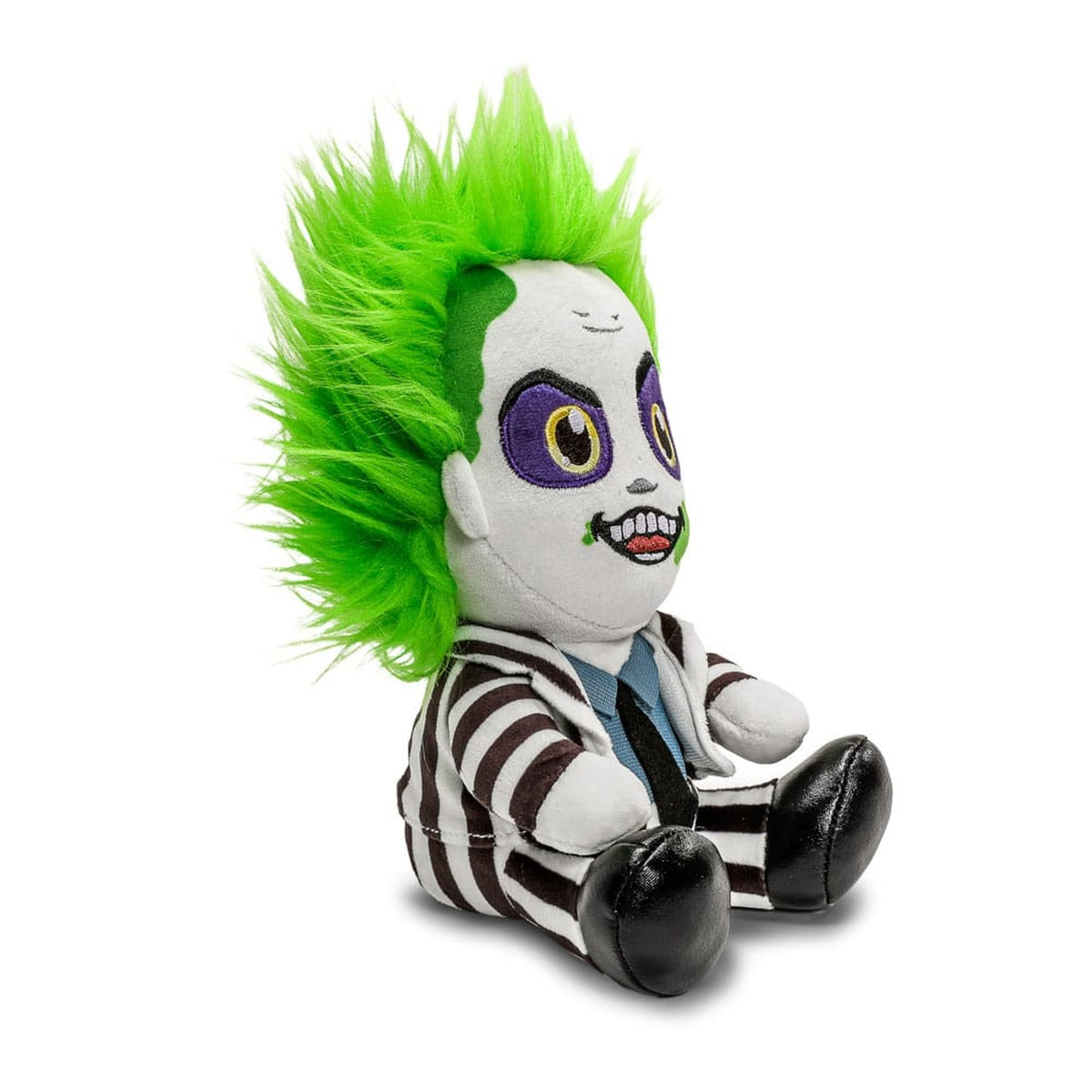 Produktbild Beetlejuice Phunny plyschfigur Beetlejuice sittande med randig outfit 18 cm