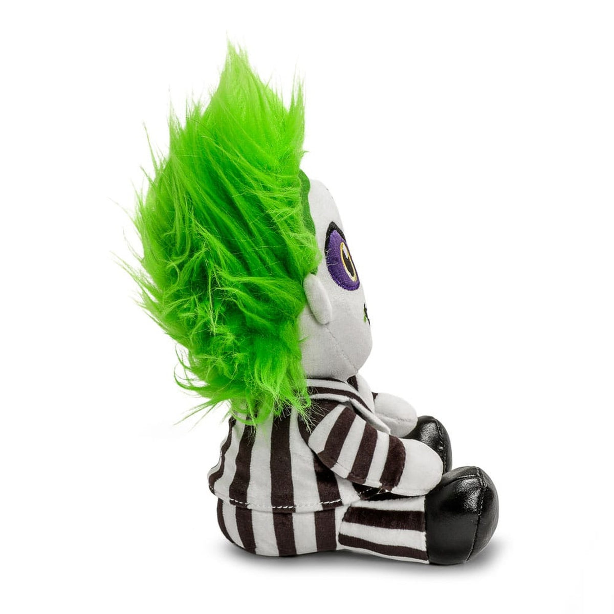 Produktbild Beetlejuice Phunny plyschfigur Beetlejuice sittande med randig outfit 18 cm