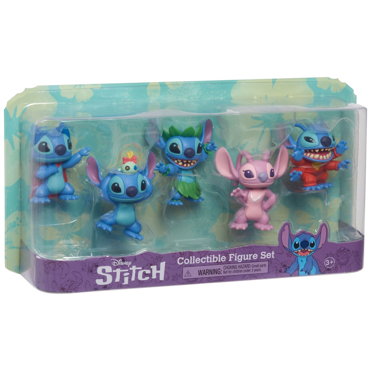 Produktbild Lilo & Stitch Minifigurer 5-pack Stitch Collectible Figure Set 7 cm