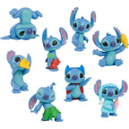 Produktbild Lilo & Stitch Minifigurer 8-pack Stitch Collectible Figure Set 7 cm