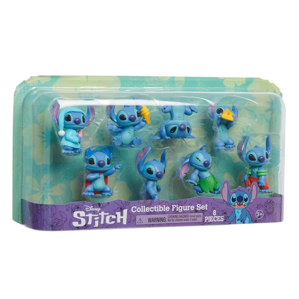 Produktbild Lilo & Stitch Minifigurer 8-pack Stitch Collectible Figure Set 7 cm