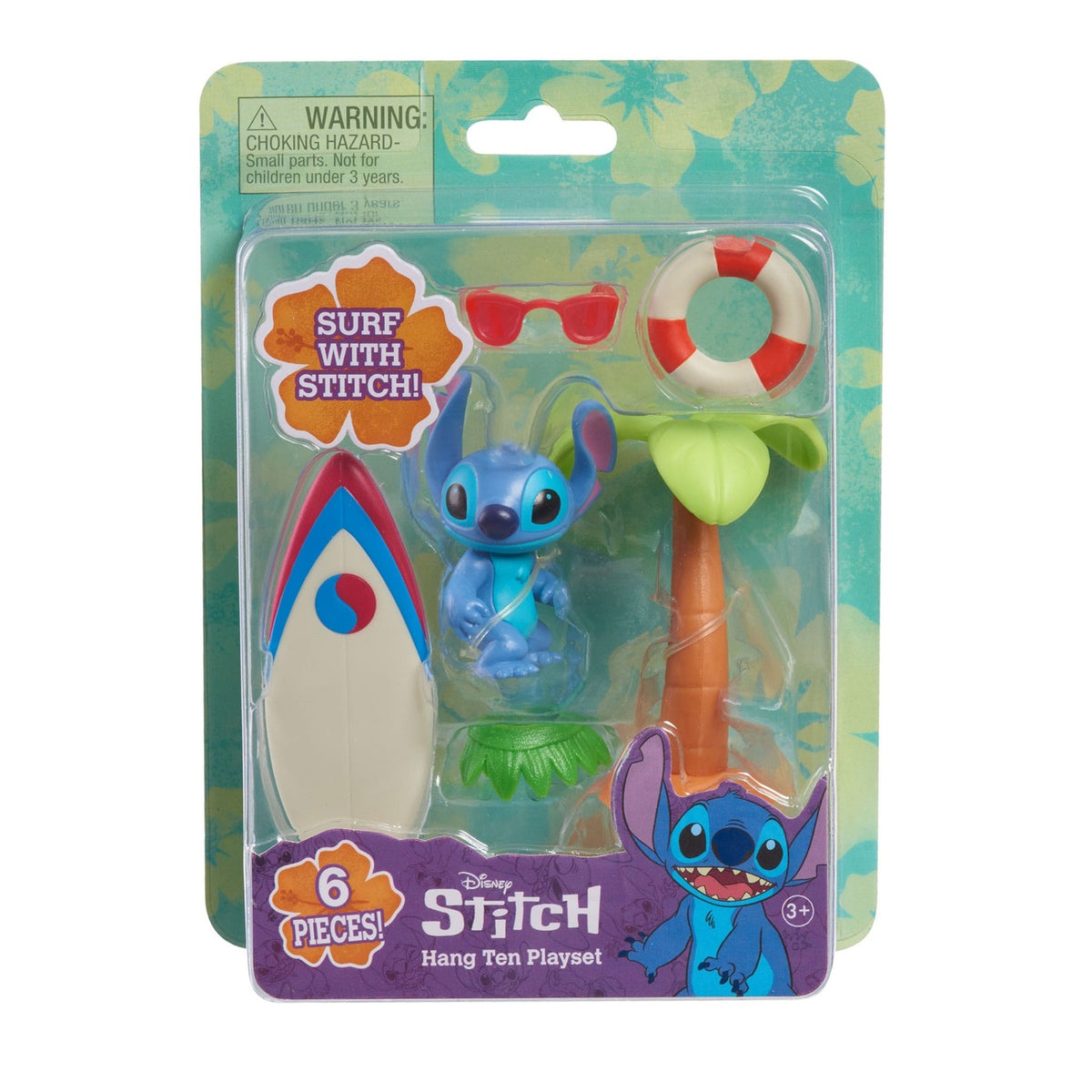 Produktbild Lilo & Stitch Minifigur-Playset Hang Ten Stitch 7 cm