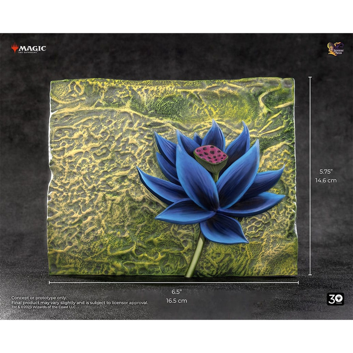 Produktbild Magic: The Gathering Relieffskulptur Black Lotus Previews Exclusive 17 x 15 cm