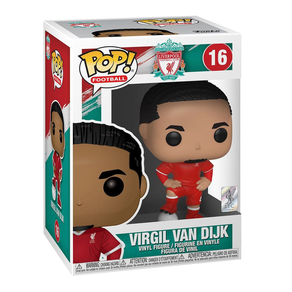 Produktbild Liverpool F.C. POP! Football vinylfigur Virgil van Dijk 9 cm