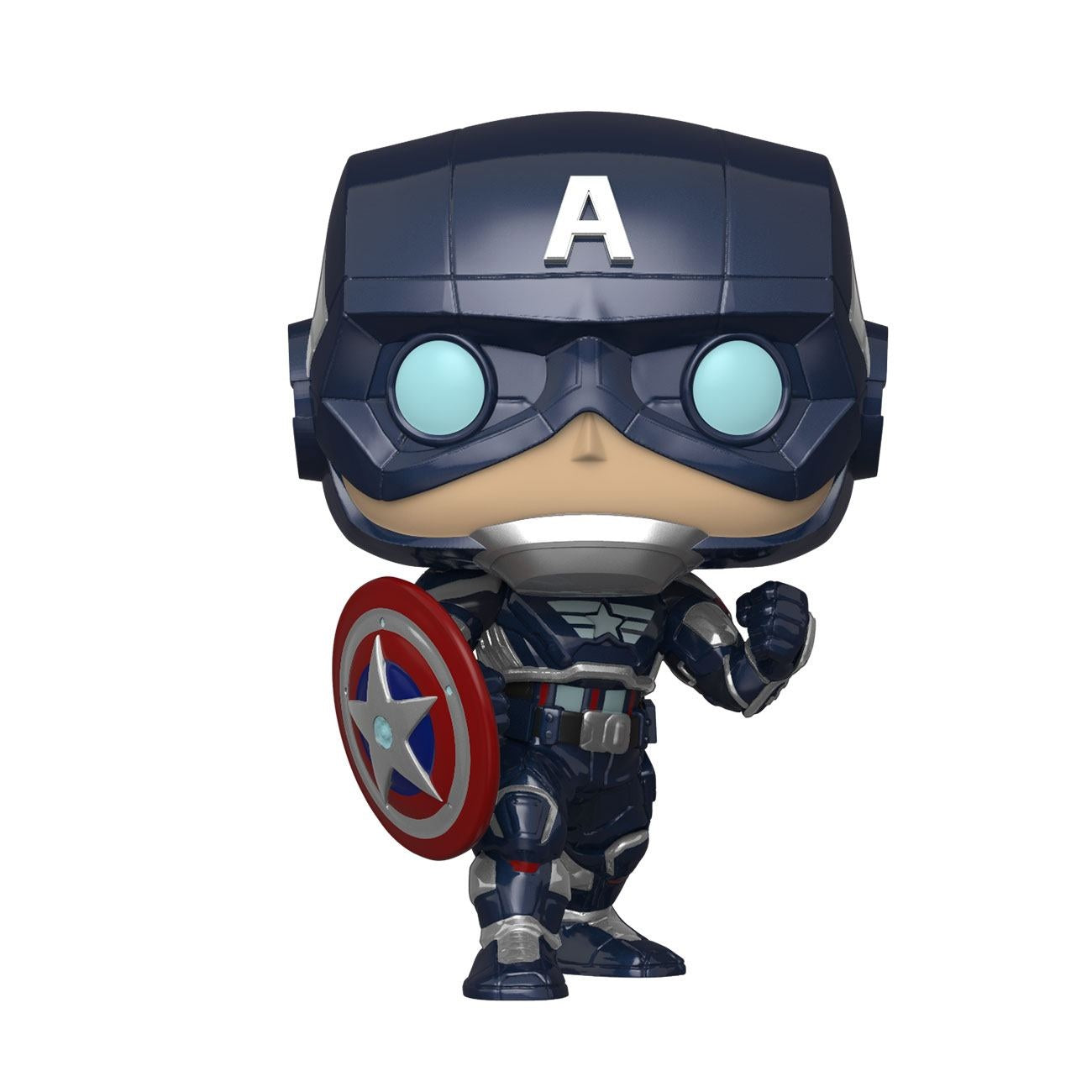 Produktbild Marvel's Avengers (tv‑spel 2020) POP! Marvel vinylfigur Captain America 9 cm