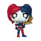 Produktbild DC Comics: Harley Quinn Takeover POP! Heroes vinylfigur Harley with Pizza 9 cm