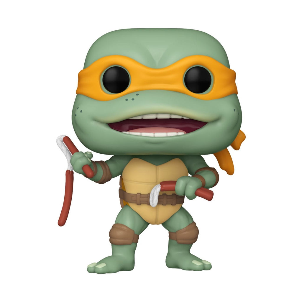 Produktbild Teenage Mutant Ninja Turtles POP! Movies vinylfigur Michelangelo Sausage Link Nunchucks 9 cm