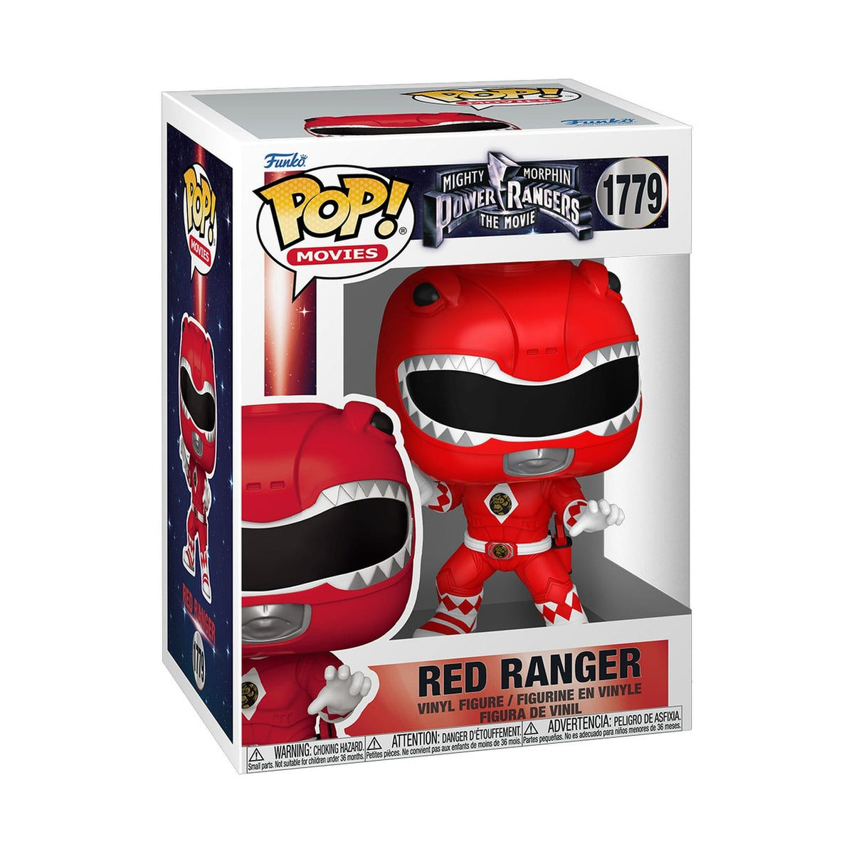 Produktbild Power Rangers - Filmen POP! Movies vinylfigur Red Ranger 9 cm