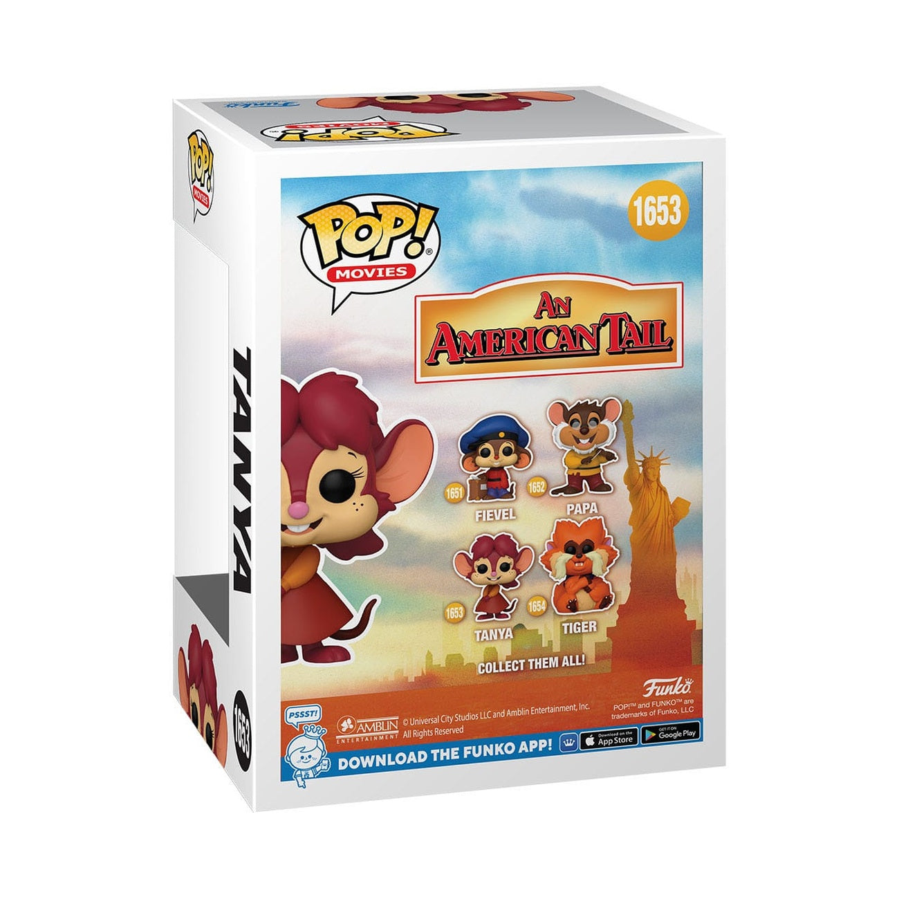 Produktbild Resan till Amerika POP! Movies Vinylfigur Tanya 9 cm
