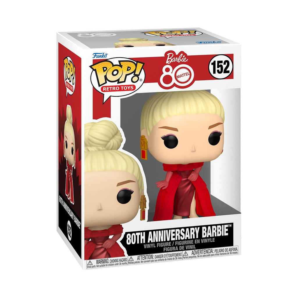 Produktbild Mattel 80th Anniversary POP! Retro Toys vinylfigur Barbie 9 cm