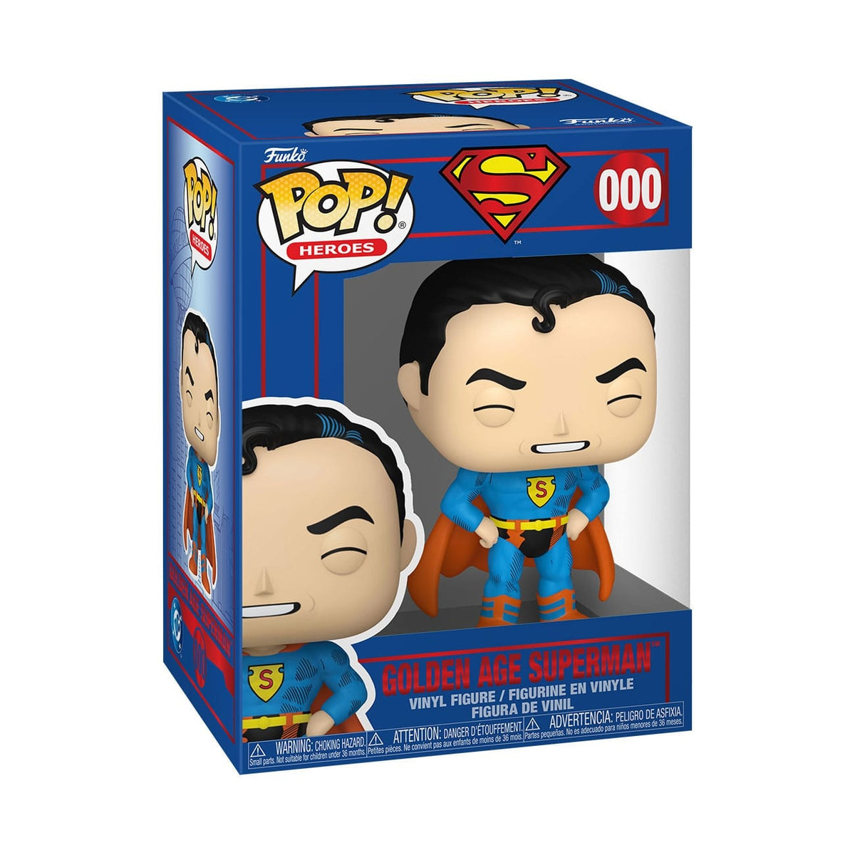 Produktbild DC Comics POP! Heroes vinylfigur Golden Age Superman 9 cm