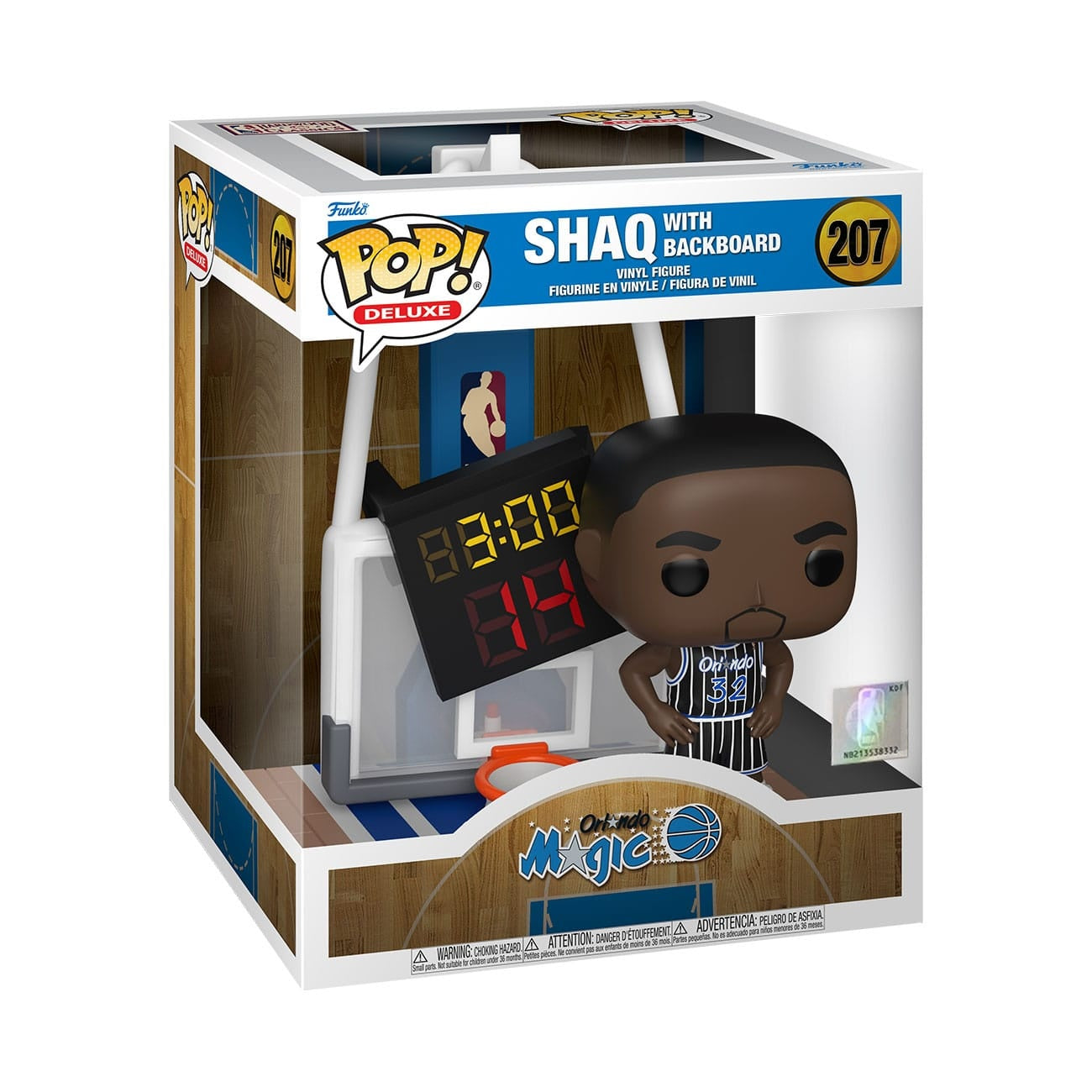 Produktbild NBA Legends POP! Sports Deluxe vinylfigur Shaq med backboard 16 cm