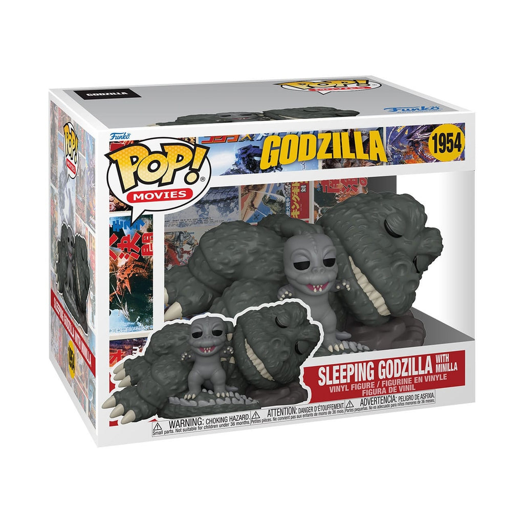 Produktbild Godzilla Super Sized POP! Movies vinylfigur Sleeping Godzilla with Minilla 15 cm