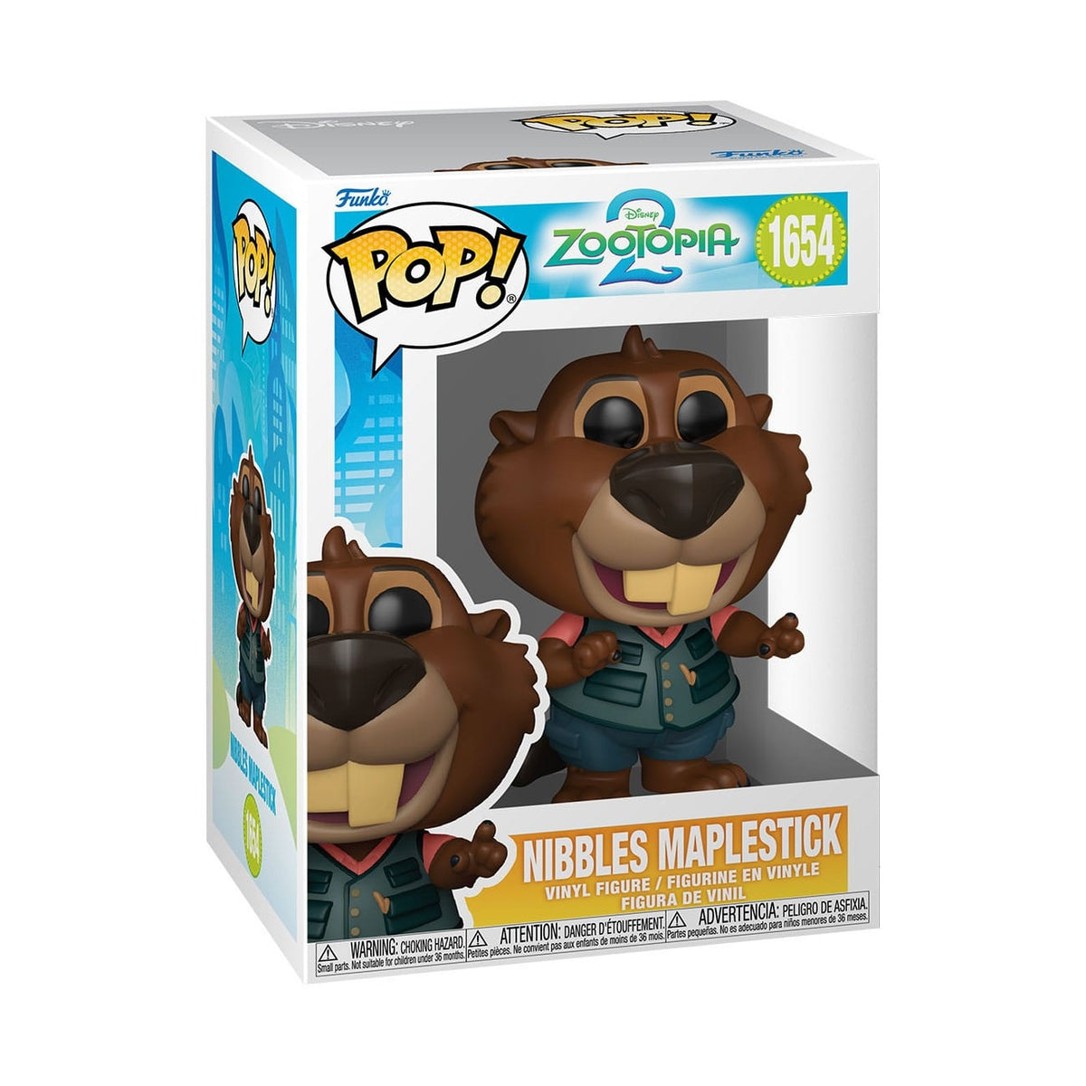 Produktbild Zootropolis 2 POP! Movies vinylfigur Nibbles Maplestick 9 cm