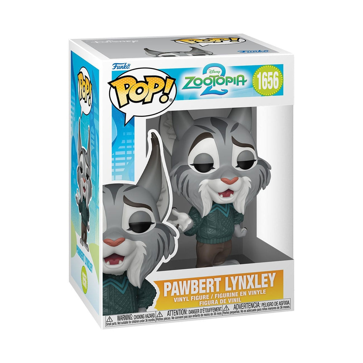 Produktbild Zootropolis 2 POP! Movies vinylfigur Pawbert Lynxley 9 cm