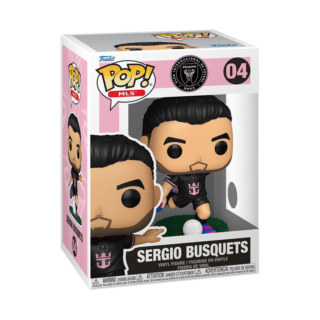 Produktbild MLS POP! Sports vinylfigur Inter Miami – Sergio Busquets (away) 9 cm