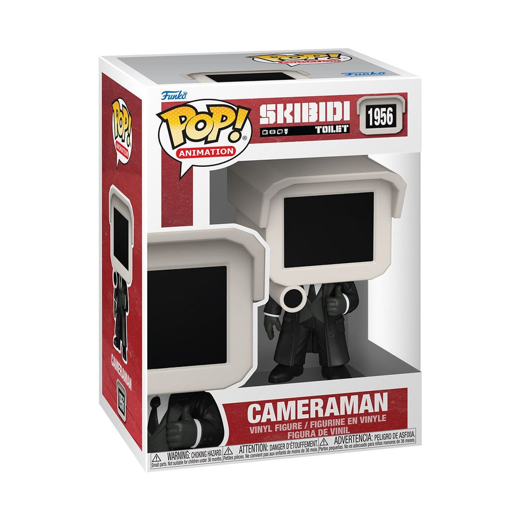 Produktbild Skibidi Toilet POP! Rocks vinylfigur Kameraman 9 cm