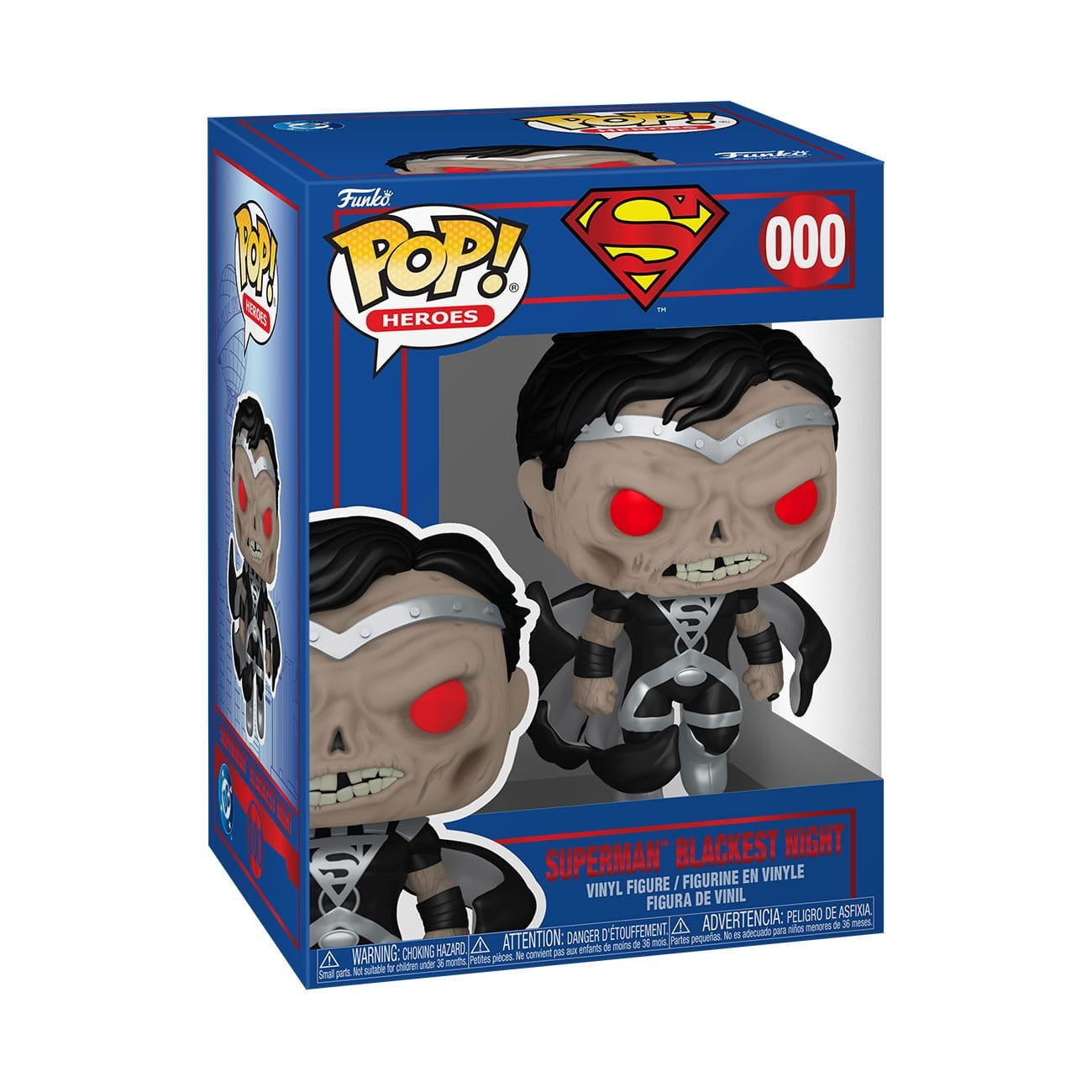 Produktbild DC Comics POP! Heroes vinylfigur Superman Blackest Night 9 cm