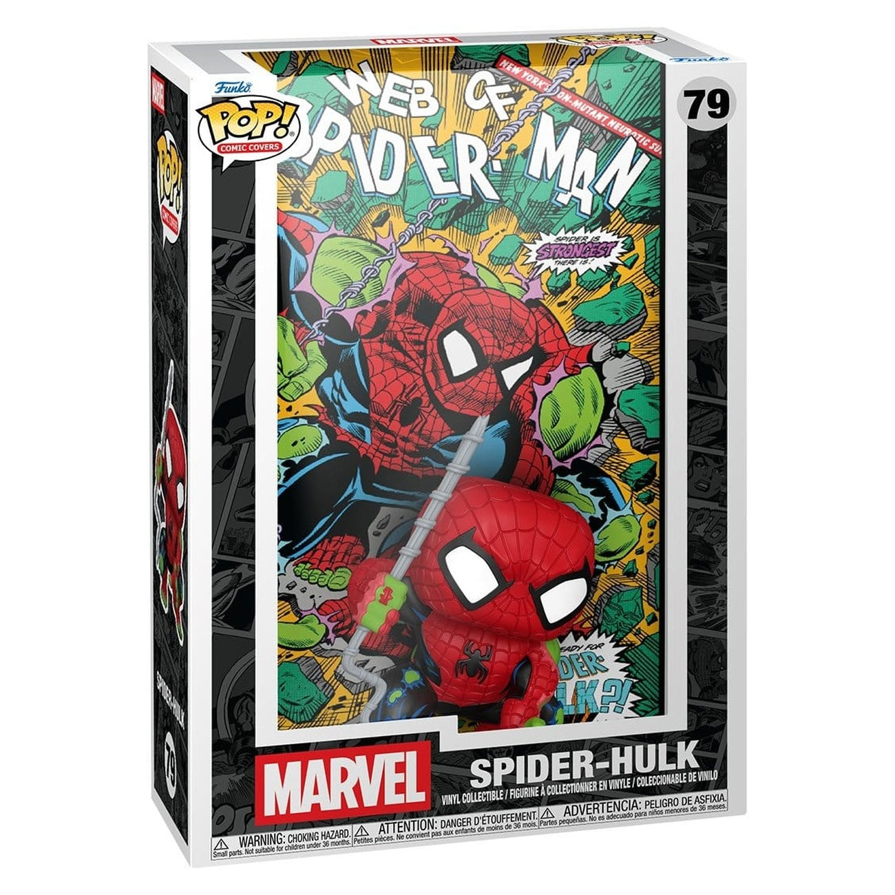 Produktbild Marvel POP! Comic Covers Vinylfigur Web of Spider-Man #70 (Spider-Hulk) 9 cm