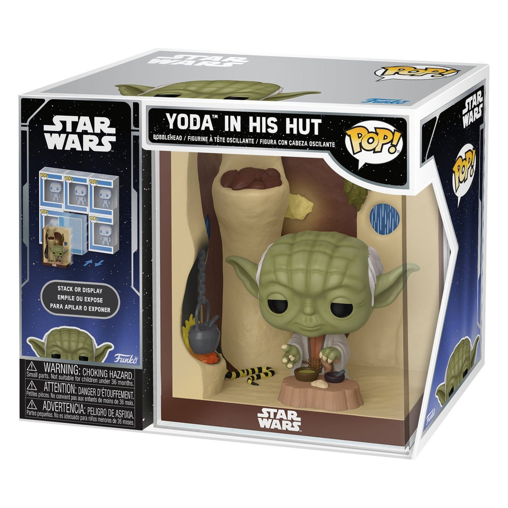 Produktbild Star Wars POP! Nooks vinylfigur Yoda's Hutt 9 cm