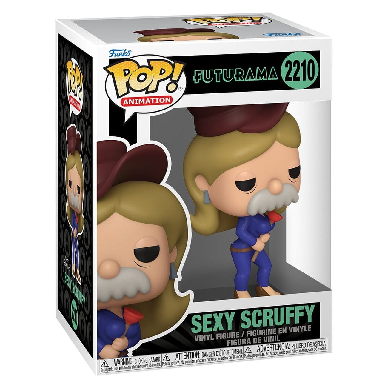 Produktbild Futurama Pop! Animation vinylfigur Sexy Scruffy 9 cm
