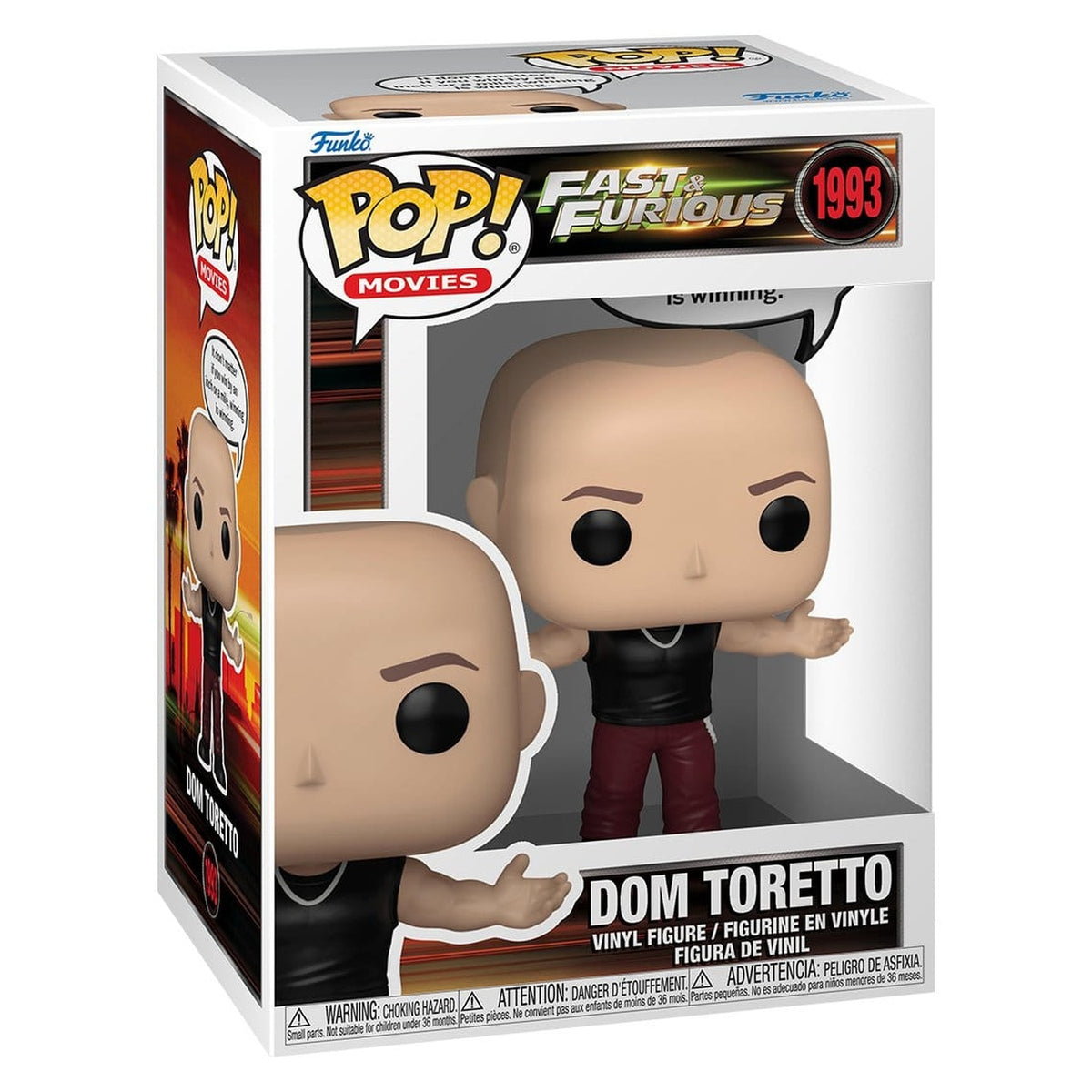 Produktbild Fast & Furious POP! Sayings vinylfigur Dominic Toretto 9 cm
