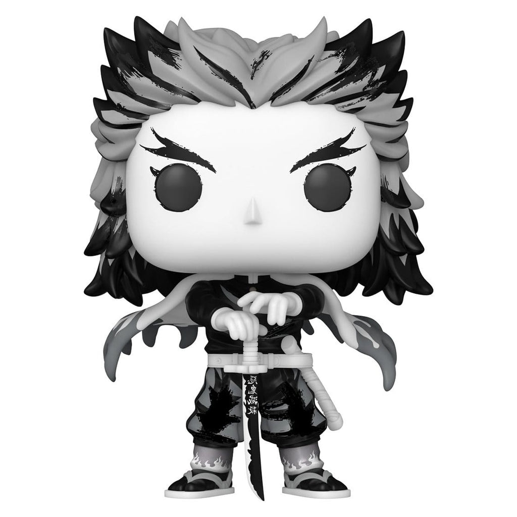 Produktbild Demon Slayer: Kimetsu no Yaiba POP! Animation vinylfigur Rengoku (Sumi-Ink) 9 cm