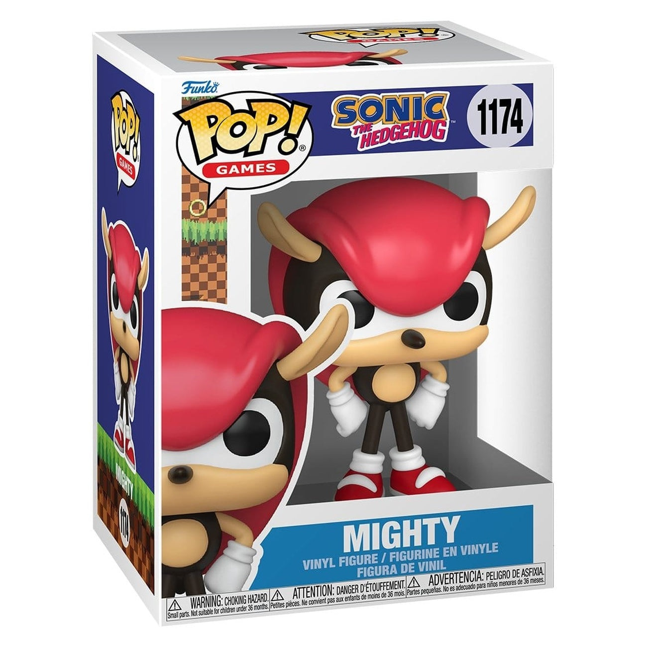 Produktbild Sonic the Hedgehog - POP! Movies vinylfigur Mighty the Armadillo 9 cm