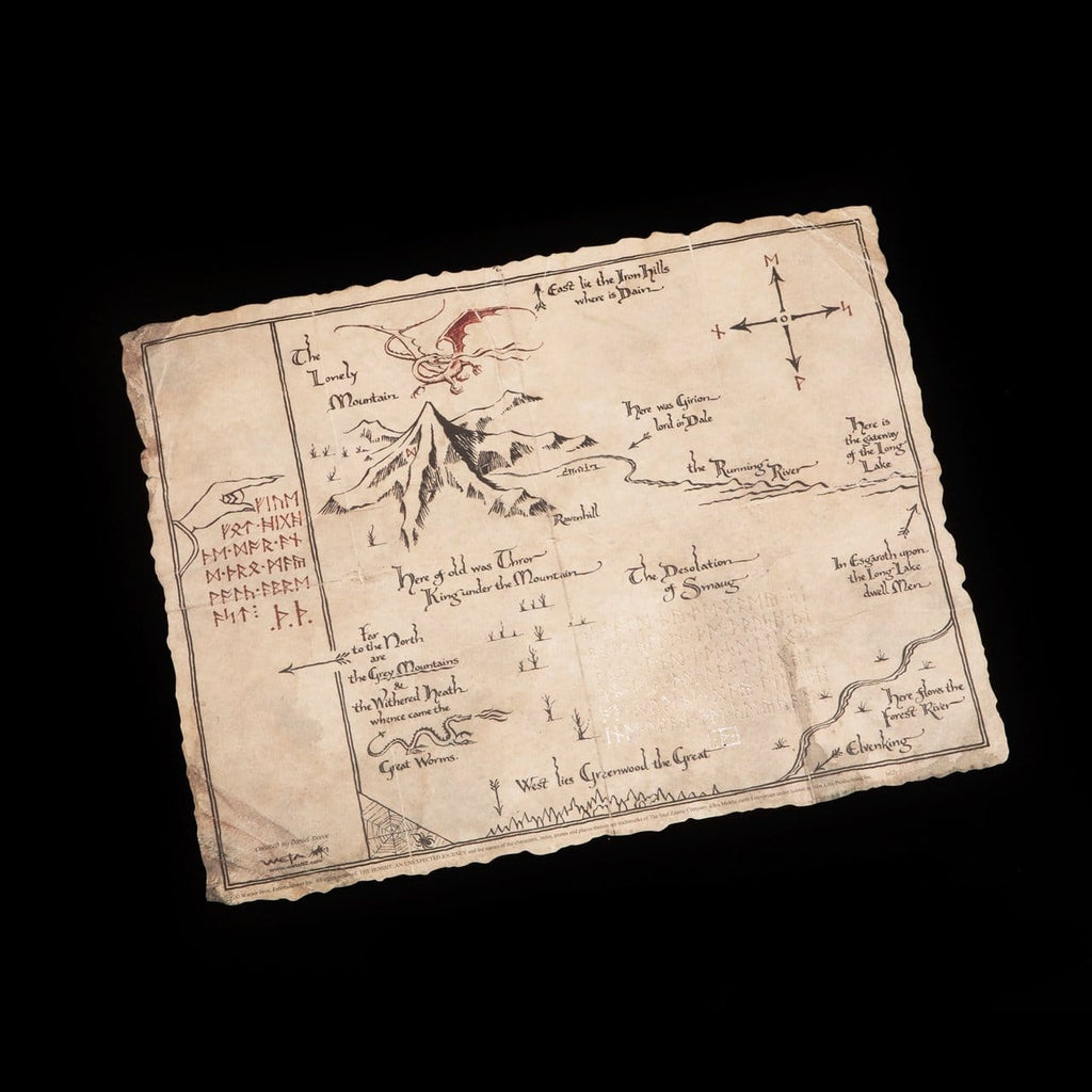 Produktbild Hobbiten konsttryck Thorin's Map 40 x 30 cm