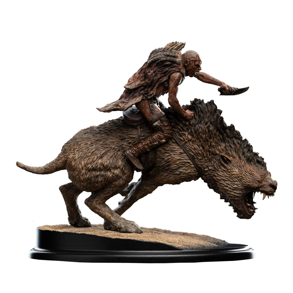 Produktbild Sagan om Ringen mini-staty Sharkû på warg 18 cm