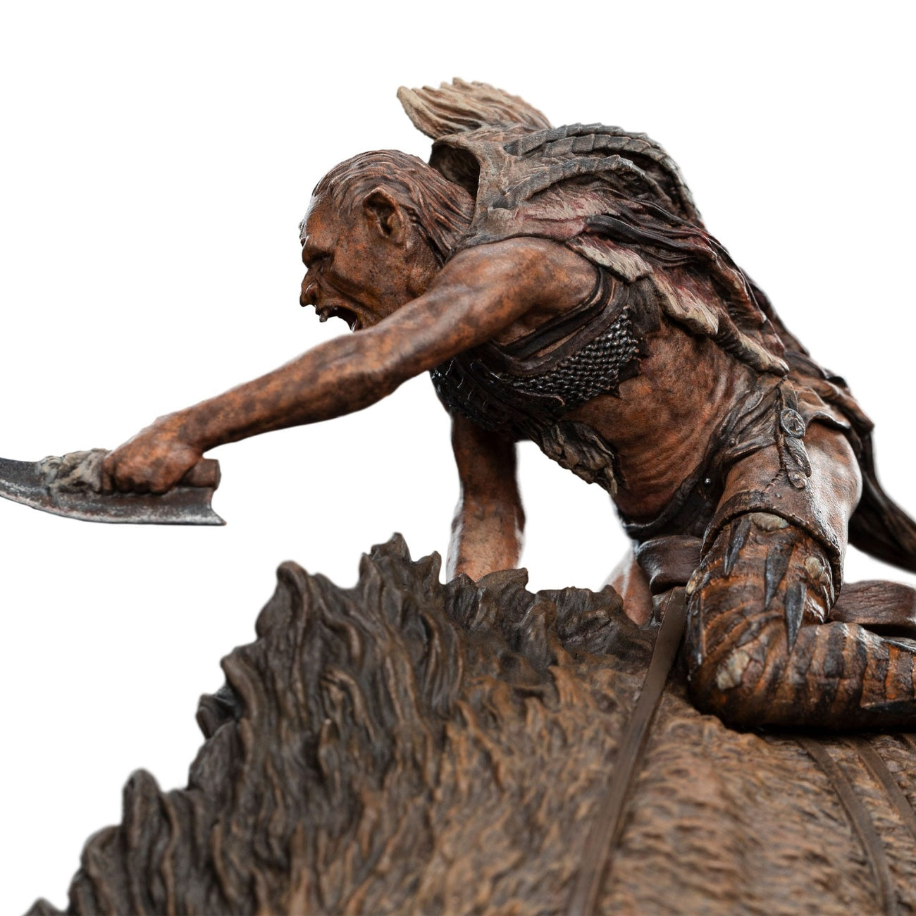 Produktbild Sagan om Ringen mini-staty Sharkû på warg 18 cm