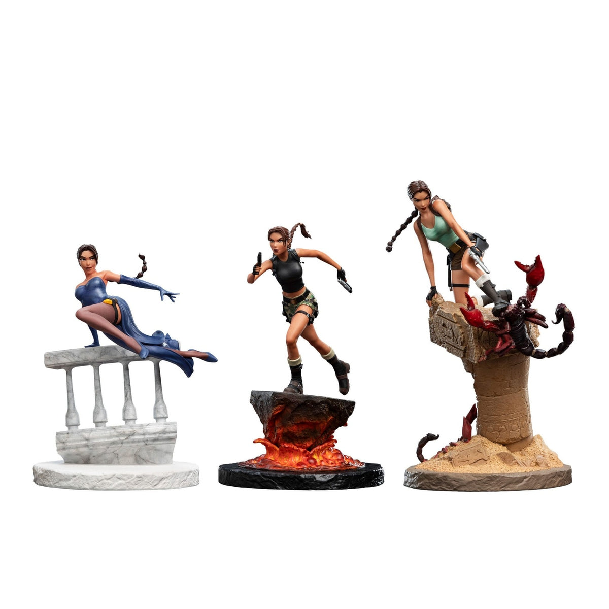 Produktbild Tomb Raider Mini Staty Lara Croft: The Sanctuary of Flame 18 cm