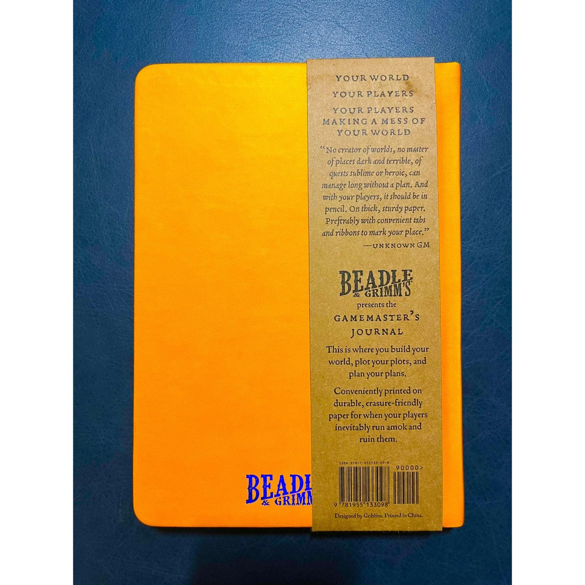 Product image Notebook A5 Gamemaster's Journal Orange Portal