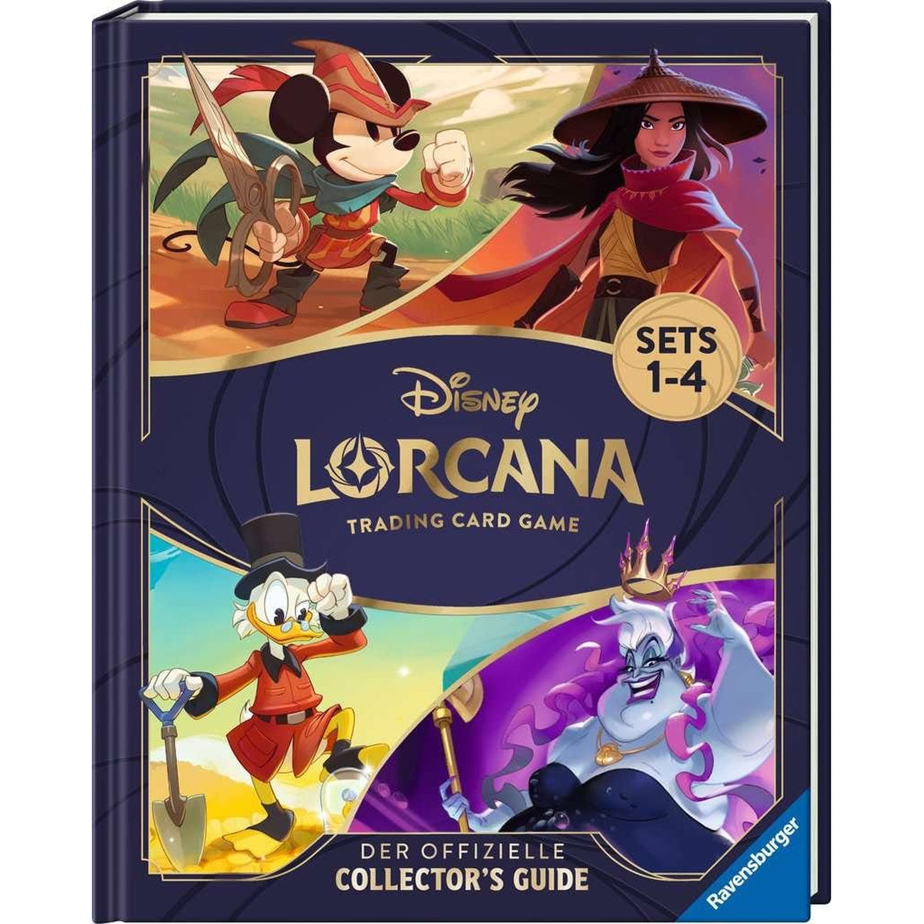 Produktbild Disney Lorcana TCG Bok Den Officiella Samlarguiden: Set 1–4 *Tysk version*