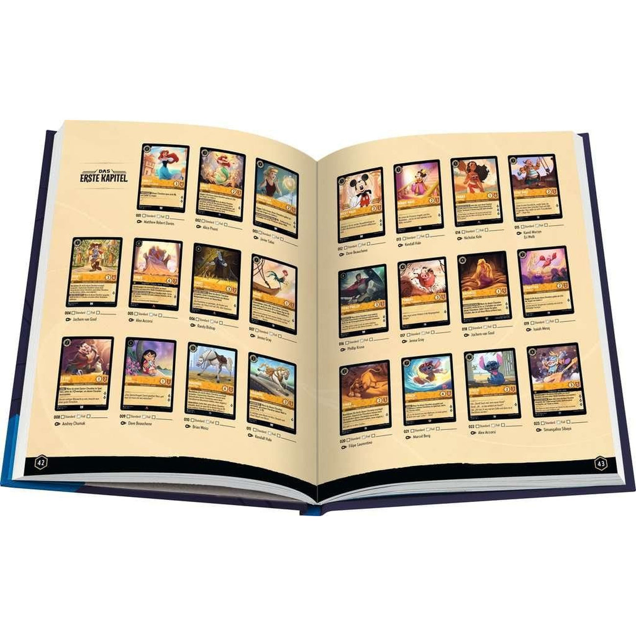 Produktbild Disney Lorcana TCG Bok Den Officiella Samlarguiden: Set 1–4 *Tysk version*