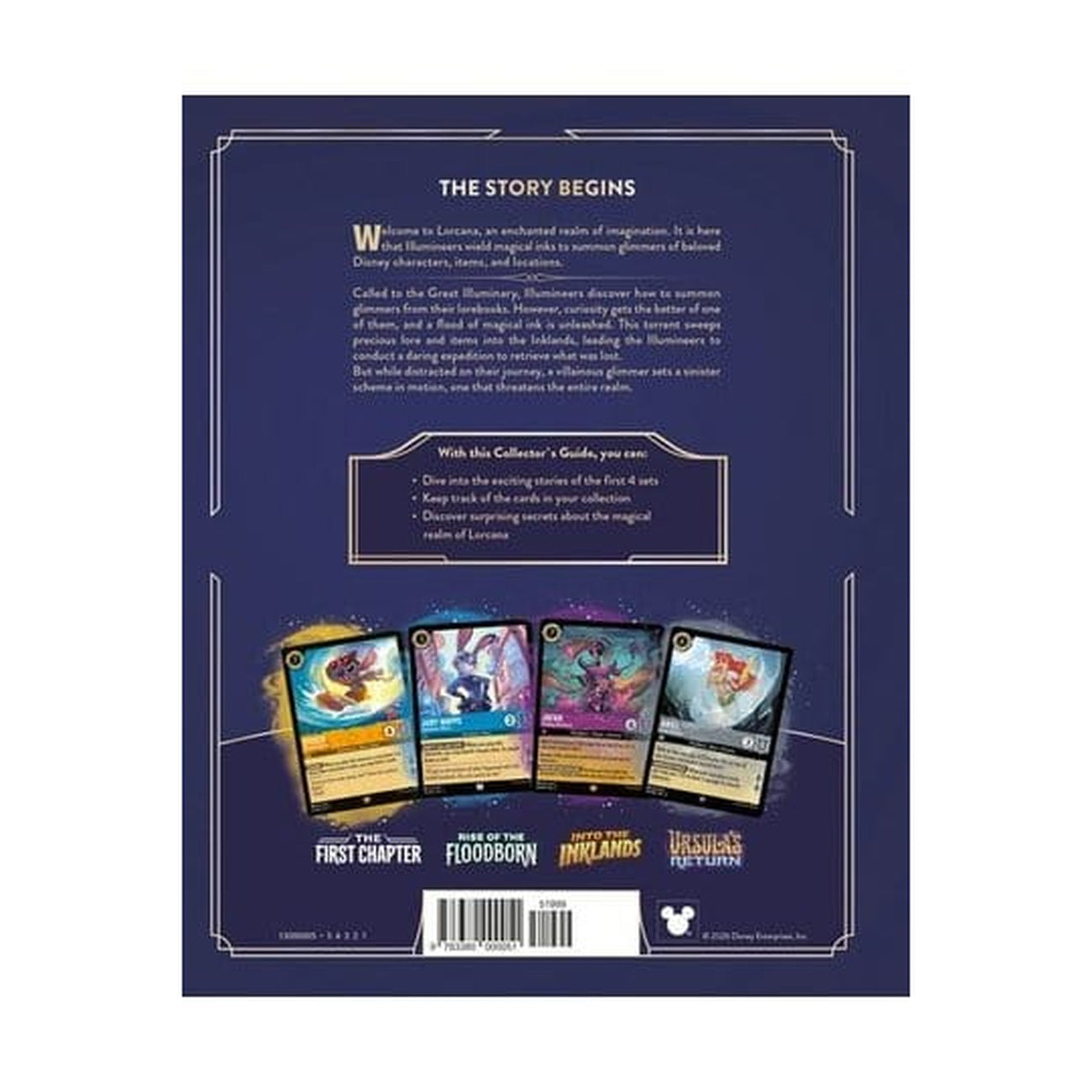 Produktbild Disney Lorcana TCG Bok Den officiella samlarguiden: Set 1-4 *Engelsk version*