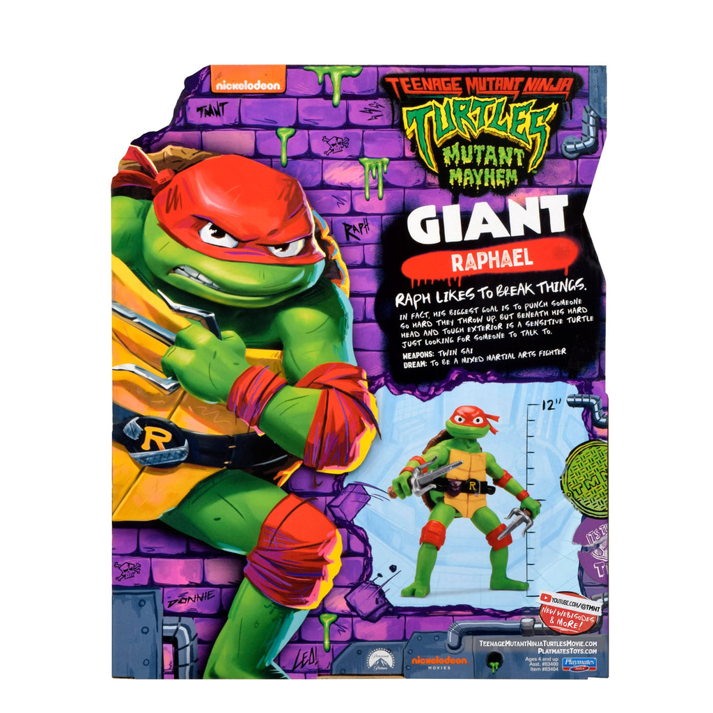 Produktbild Teenage Mutant Ninja Turtles: Mutant Mayhem Giant Raphael Actionfigur 30 cm