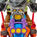 Produktbild Teenage Mutant Ninja Turtles actionfigur med fordon Rocksteady & Chopper 12 cm