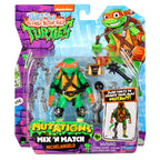 Produktbild Äventyren med Teenage Mutant Ninja Turtles Mix 'n Match actionfigur Michelangelo 12 cm