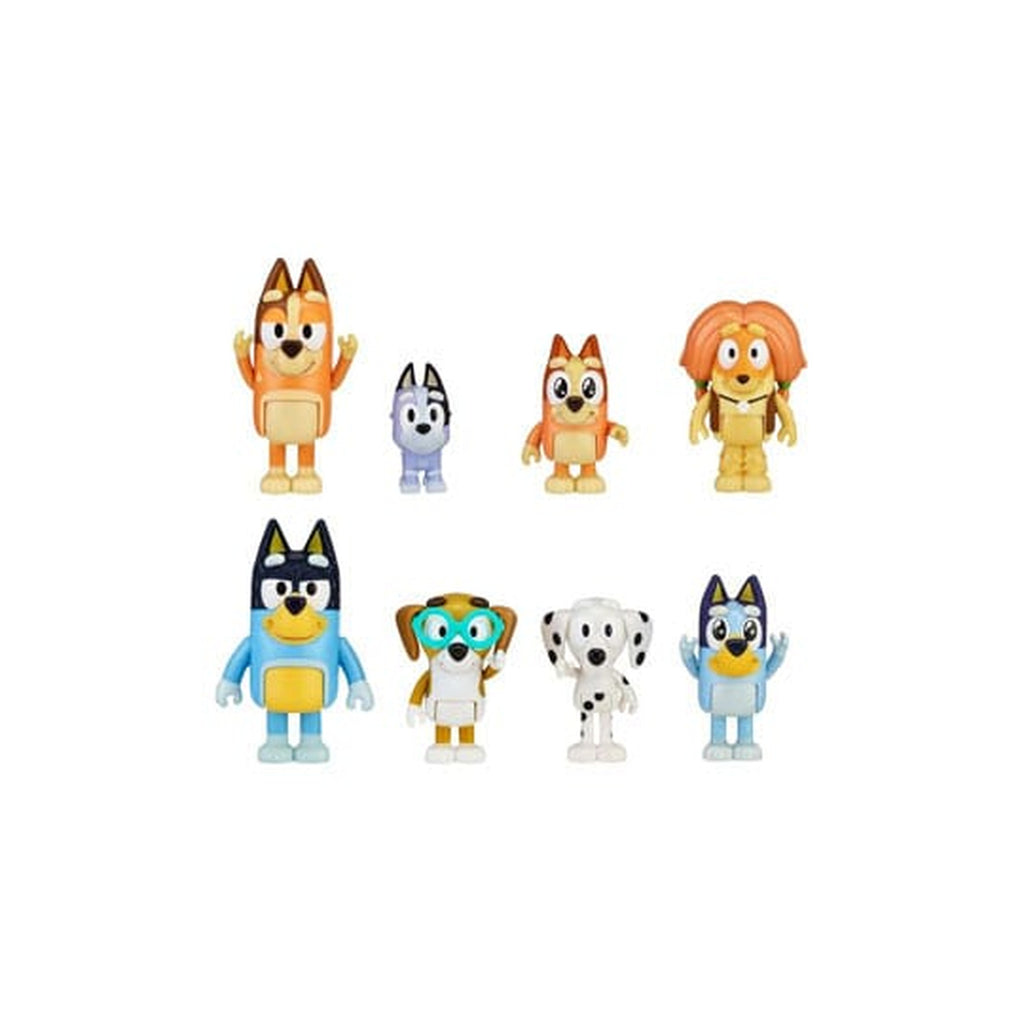 Produktbild Bluey: Family & Friends Figurerset med 8 delar