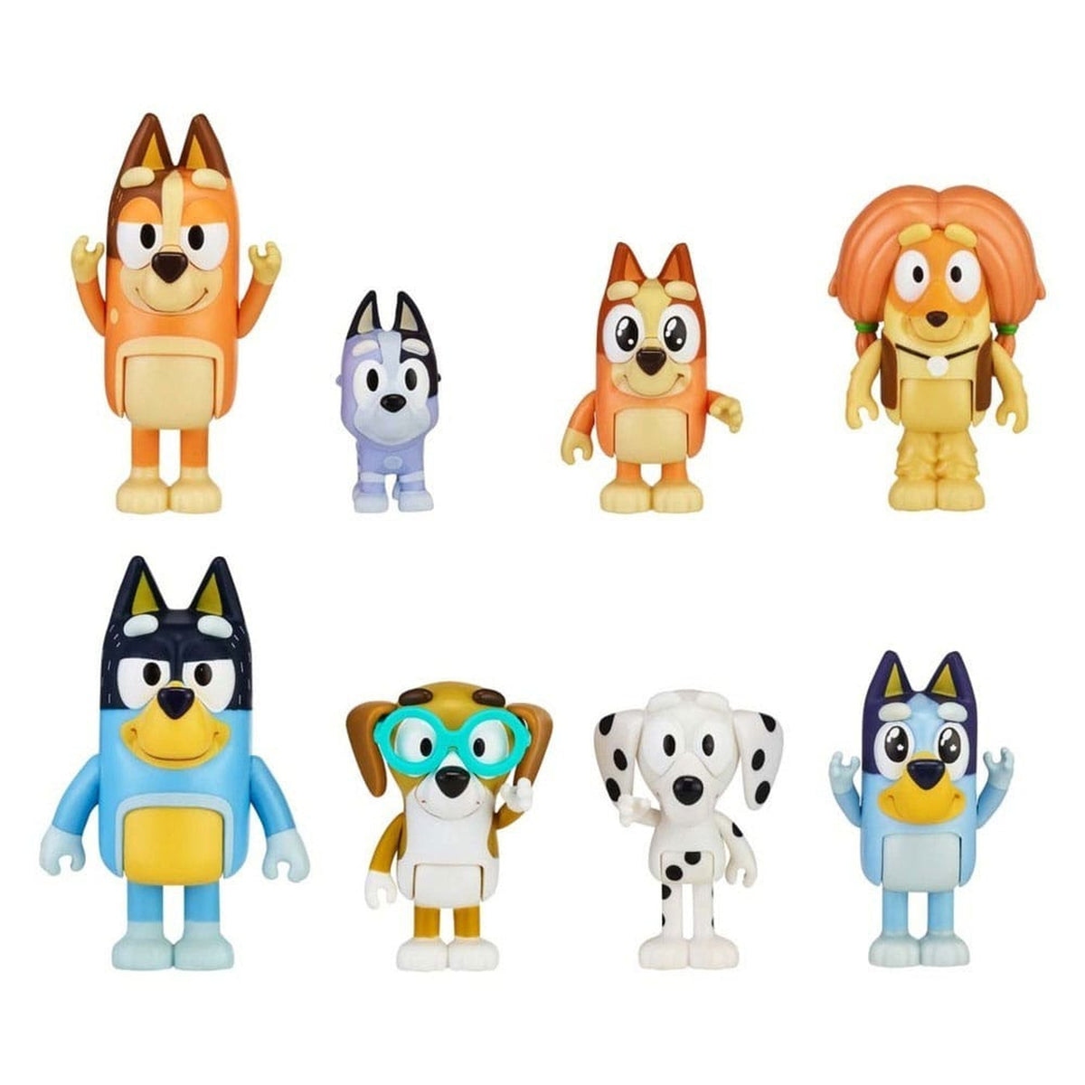 Produktbild Bluey: Family & Friends Figurerset med 8 delar