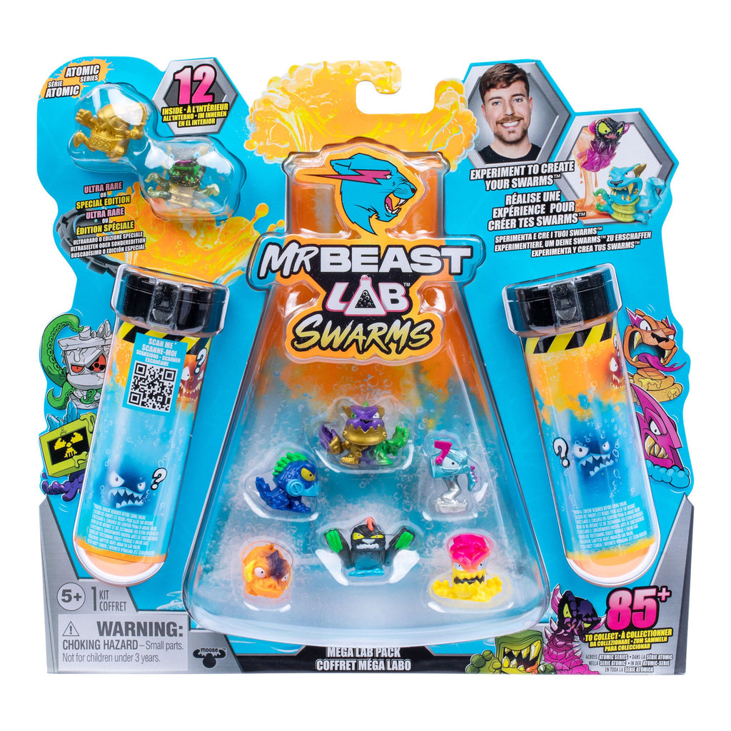 Produktbild MrBeast Lab Swarms minifigurer 12-pack Mega Lab 1 3 cm sortiment (4)
