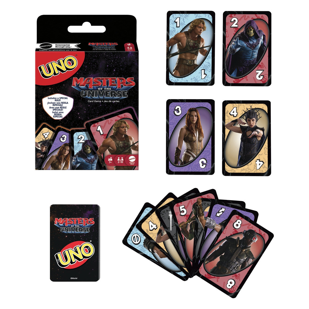 Produktbild Masters of the Universe 2026 Movie UNO-kortspel